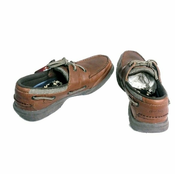 Maui Surf Company Shoes Maui Surf Co Oil Brown Lace Up Boat Shoes Sz